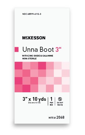 McKesson Unna Boot Cotton Zinc Oxide Calamine Gauze
