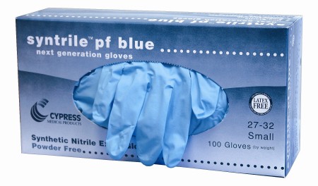 McKesson syntrile® pf Blue Nitrile Exam Gloves