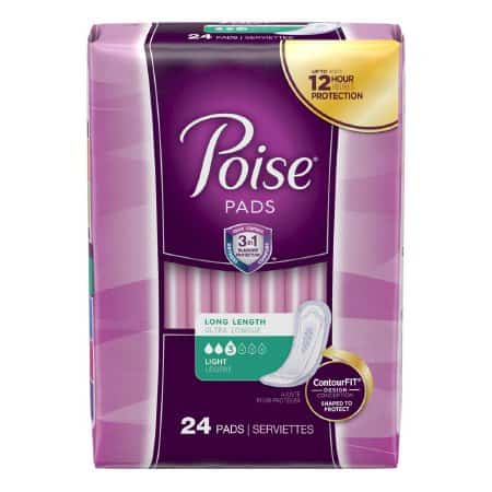 Poise Light Absorbency Pads