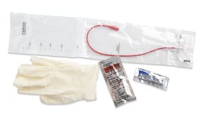 Bard Touchless Female Red Rubber Catheter Kit (1100cc collection bag)