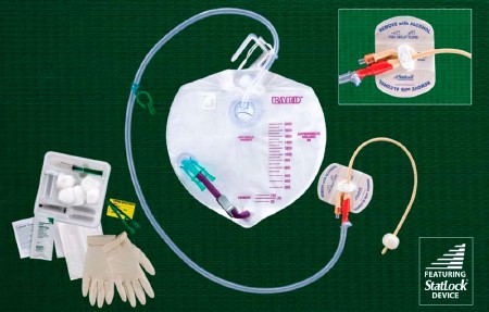Bard Silicone Drain Bag Foley Catheter Tray