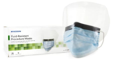 McKesson Anti-fog Procedure Mask with Eye Shield