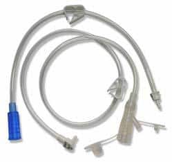 Applied Medical Technologies AMT Clear Adapters With Right Angle Connector With Y-Port Adapter 