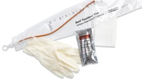 Bard Touchless Red Rubber Coudé Catheter Kit