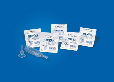 UltraFlex Silicone Male External Catheter with Self-Adhesive Band
