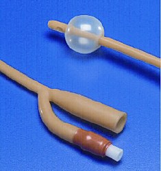 Dover 2-Way Silicone-Elastomer Coated Latex Foley Catheter
