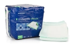 McKesson Regular Disposable Fluff/Polymer Underpad (Moderate Absorbency)