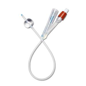 Medline 2-Way Pediatric Silicone Foley Catheter, 1.5 cc Balloon