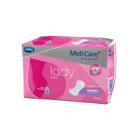 MoliCare Premium Lady Pads as underwear liners or fecal incontinence pads