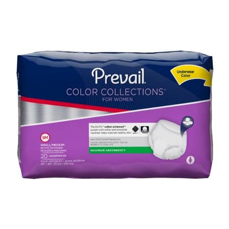 Prevail Color Collections Moderate Absorbency Disposable Underwear