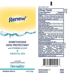DermaRite Renew Dimethicone Skin Protectant