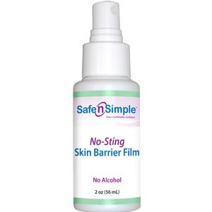 Safe N Simple No-Sting Skin Barrier Film Pump Spray