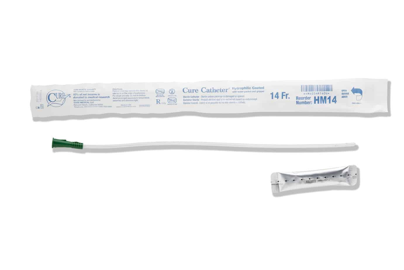 Cure Hydrophilic Male Length Catheter