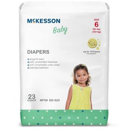 McKesson Unisex Baby Diapers