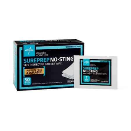 Sureprep No-Sting Skin Protective Barrier Wipes