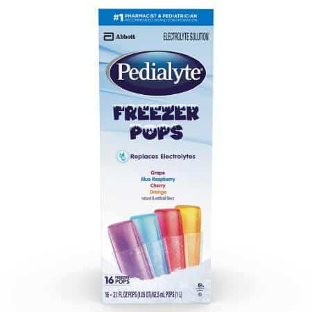 Pedialyte Electrolyte Freezer Pops