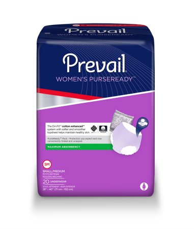 Prevail PurseReady Moderate Absorbent Pull-On Underwear