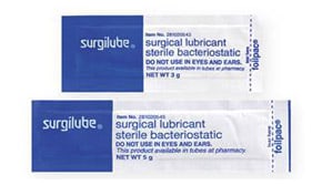 Surgilube Surgical Lubricant (5g foil packets, each)